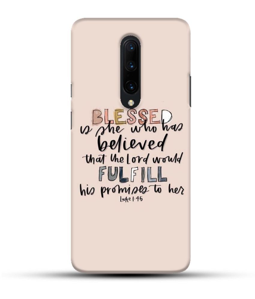 Oneplus 7 Pro Printed Cover By PIKKME Printed Back Covers Online at