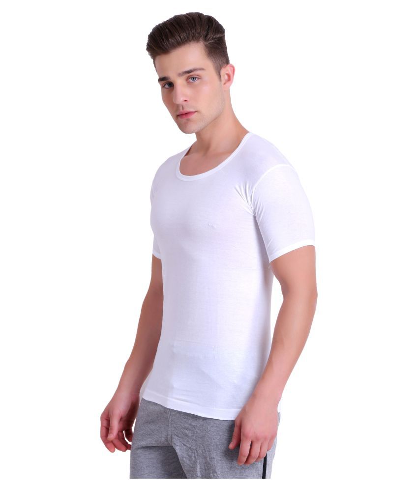 TT White Half Sleeve Vests Pack Of 5 - Buy TT White Half Sleeve Vests ...
