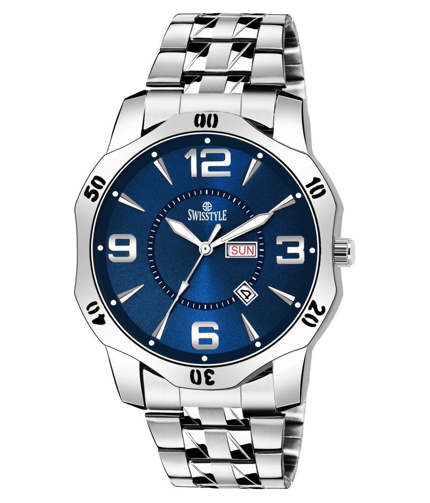     			Swisstyle SS-GR6630-BLU-CH Stainless Steel Analog Men's Watch