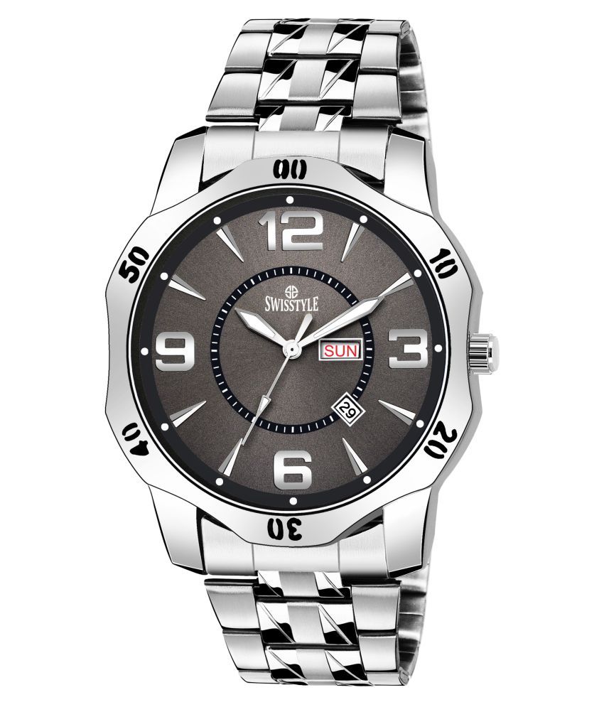     			Swisstyle SS-GR6630-GRY-CH Stainless Steel Analog Men's Watch