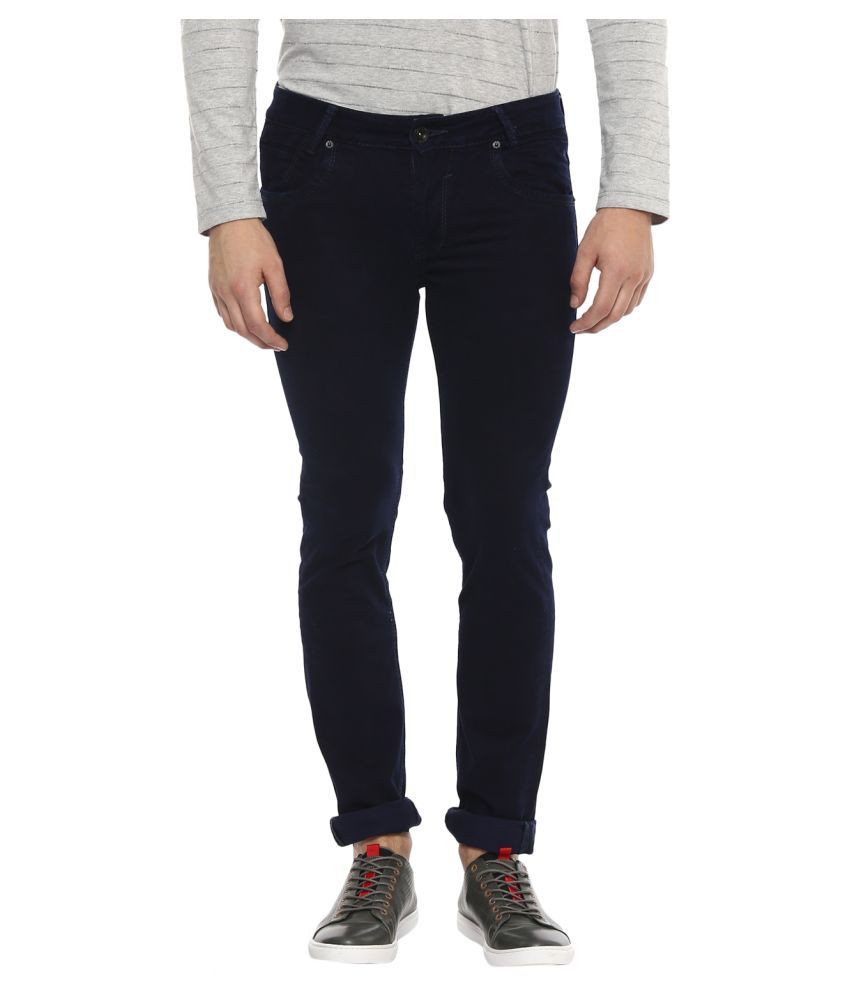 mufti slim men blue jeans