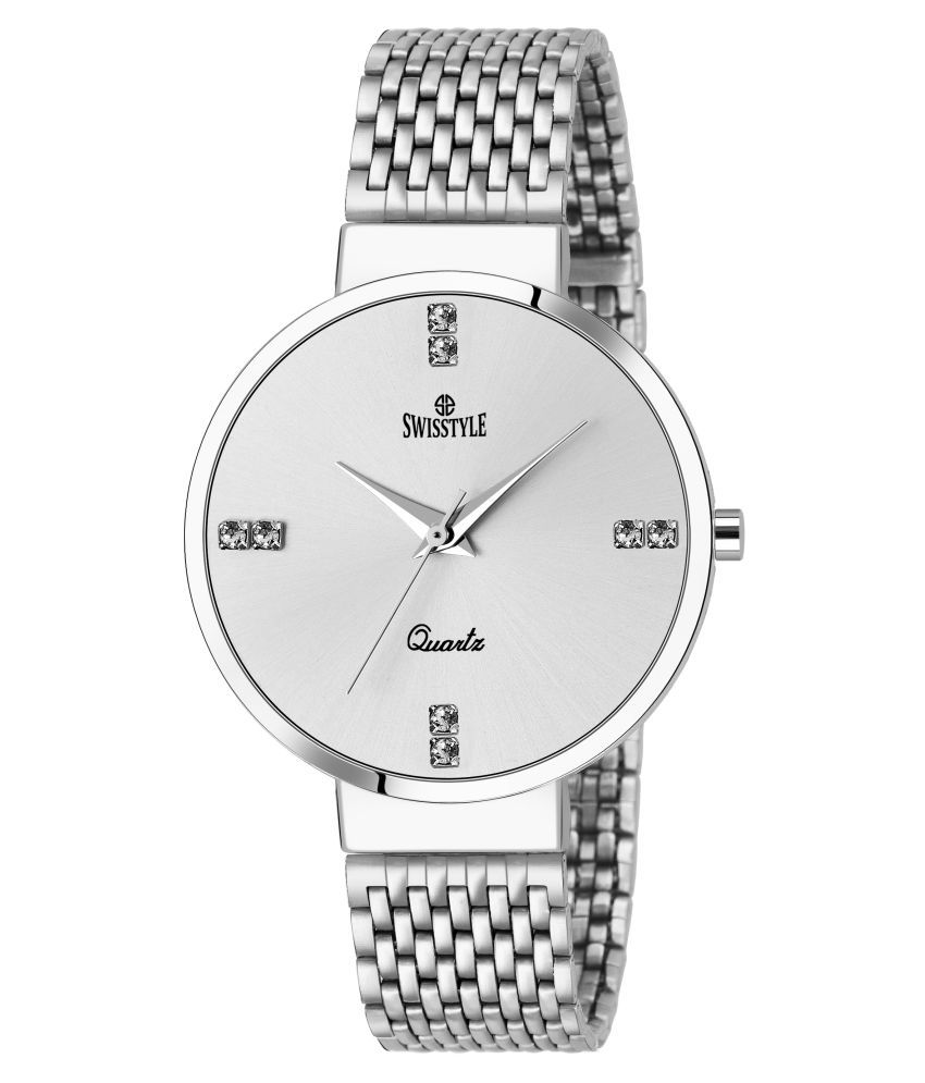     			Swisstyle SS-GR914WHT-SLV-CH-1 Stainless Steel Analog Men's Watch