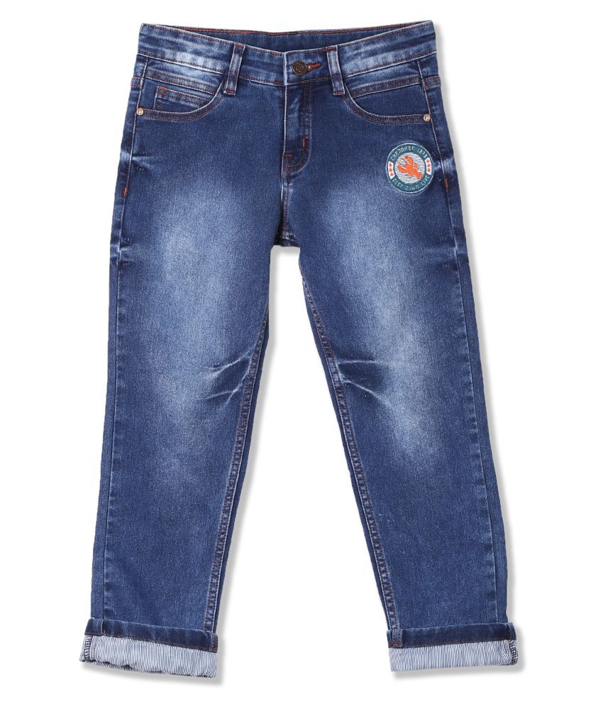 boys acid wash jeans