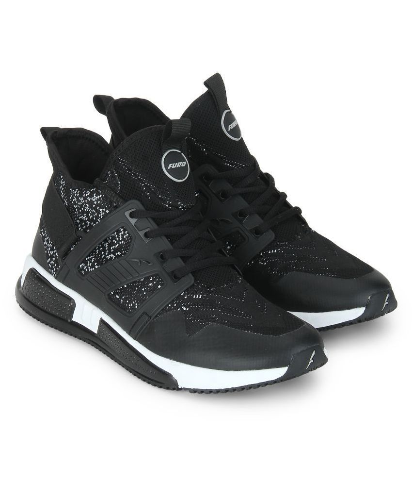 Red Chief Sports Black Running Shoes 