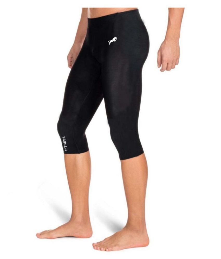     			Just Rider Men's Compression 3/4 Capri