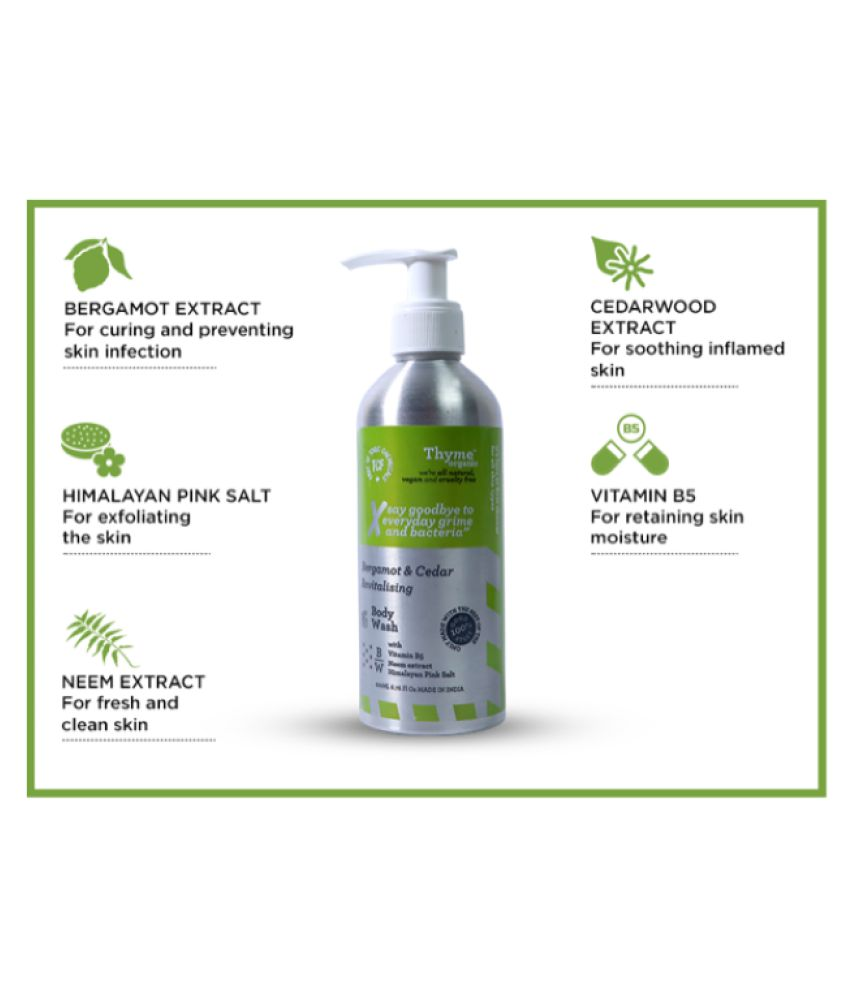 Thyme Organic with Vitamin B5 Toxic Chemical Free pack of 2