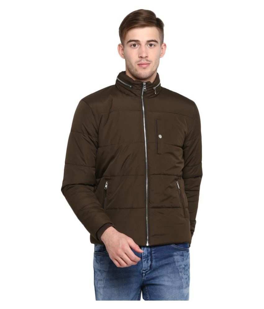 olive green casual jacket