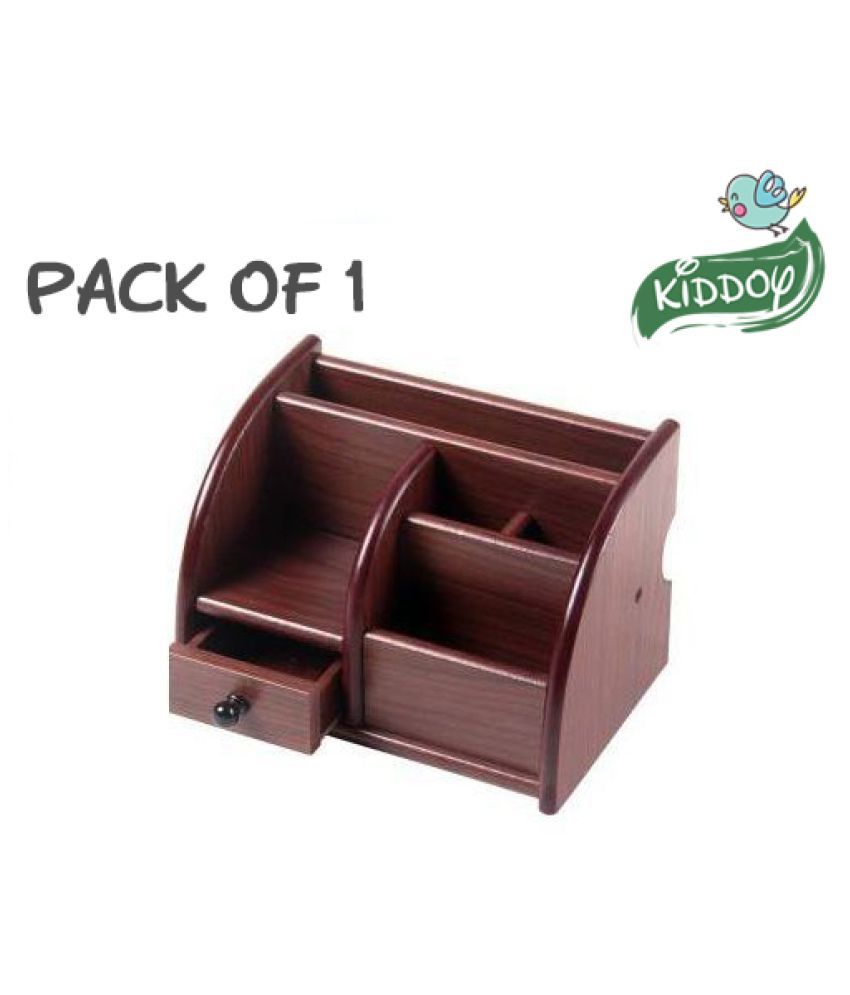 Kiddoy Wooden Desk Organiser Pen Stand Pencil Stand Stationery Stand For Office And Students Use Pack Of 1 Buy Online At Best Price In India Snapdeal