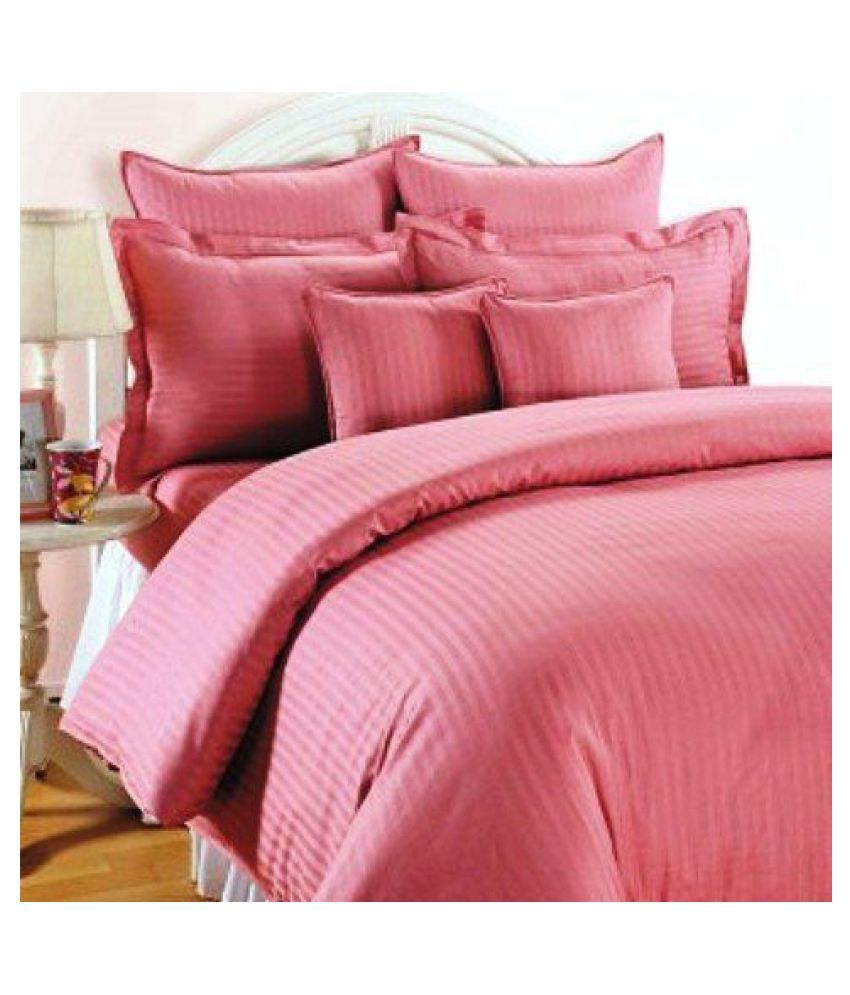 Cotton Trendy Single Cotton Pink Stripes Duvet Cover Buy Cotton