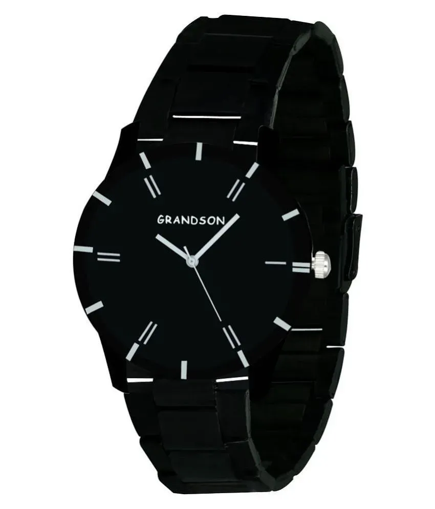 Grandson Black Chain Analog Watch for boys above 8 Years of age - Buy  Grandson Black Chain Analog Watch for boys above 8 Years of age Online at  Best Prices in India on Snapdeal