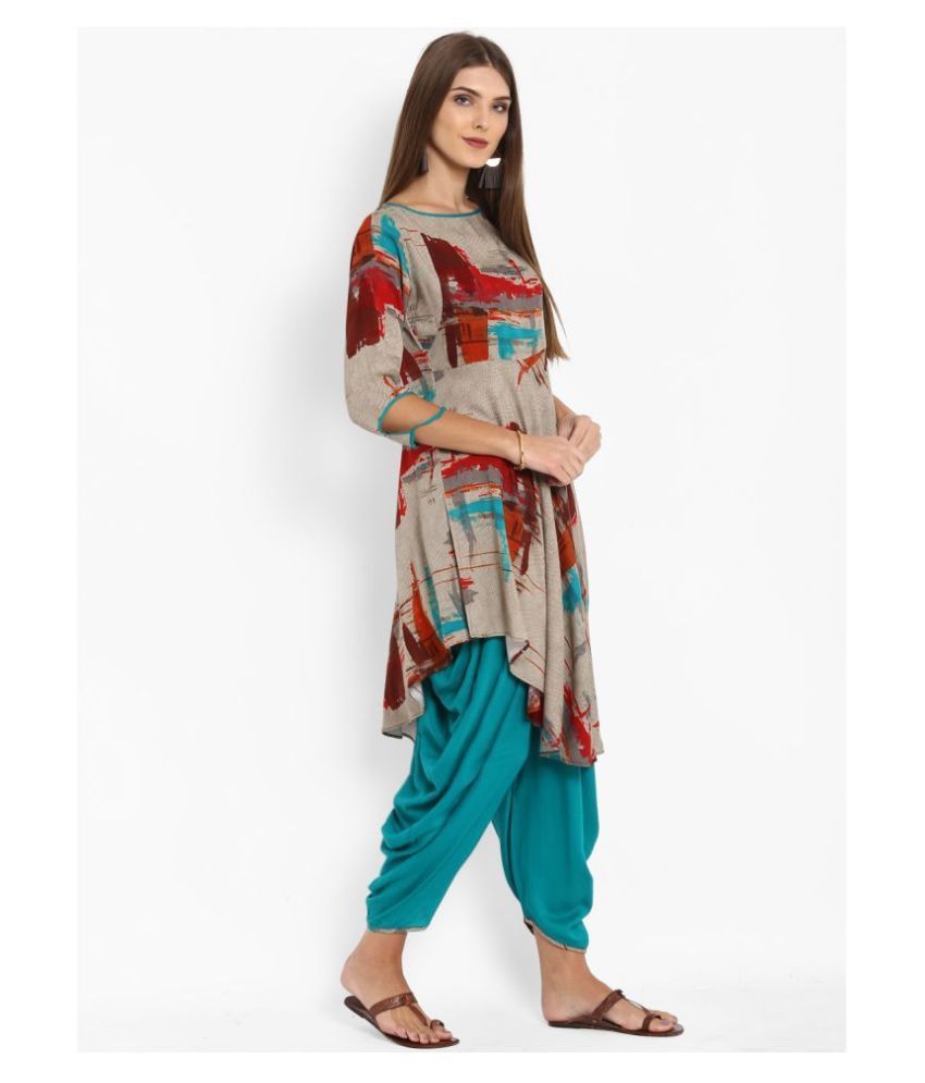 kurti with dhoti pants