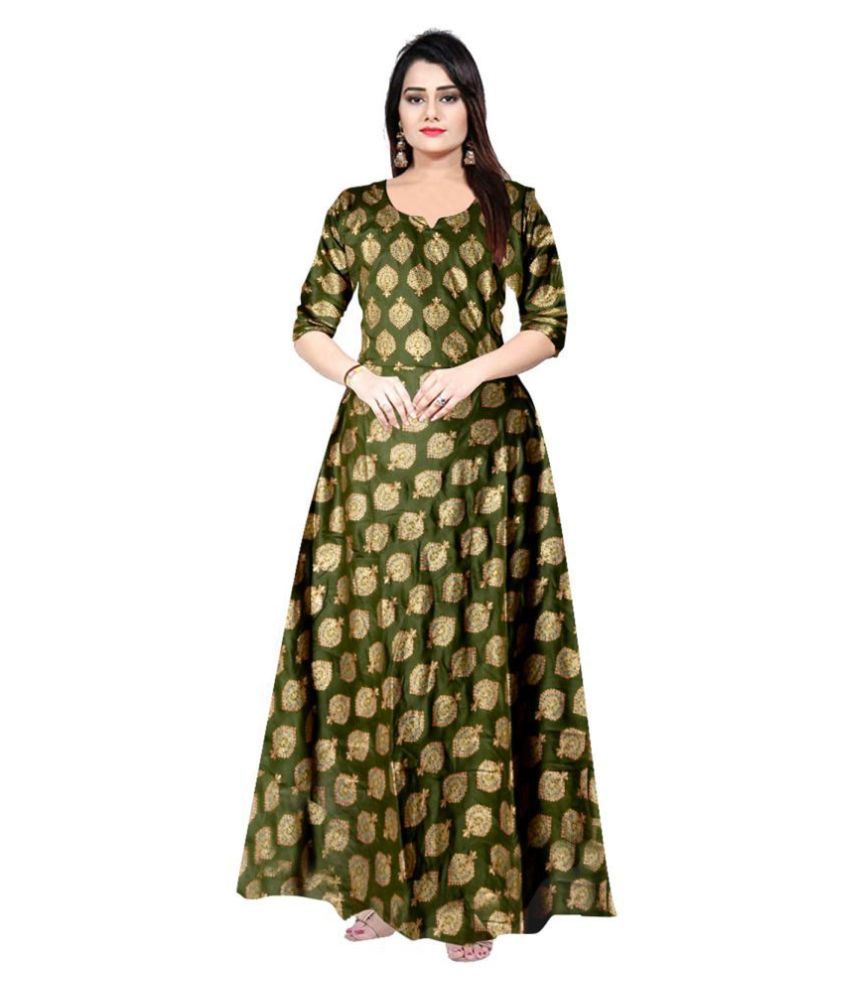 rayon full flair gown