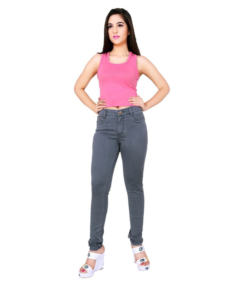     			FCK-3 Denim Lycra Jeans - Grey