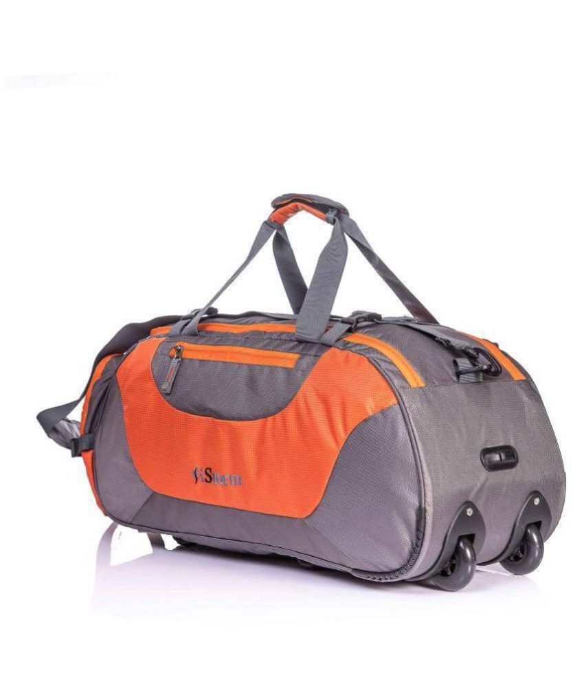 duffle bag orange