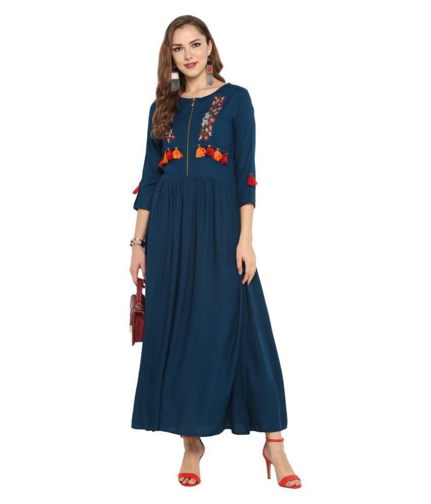 rayon gown online