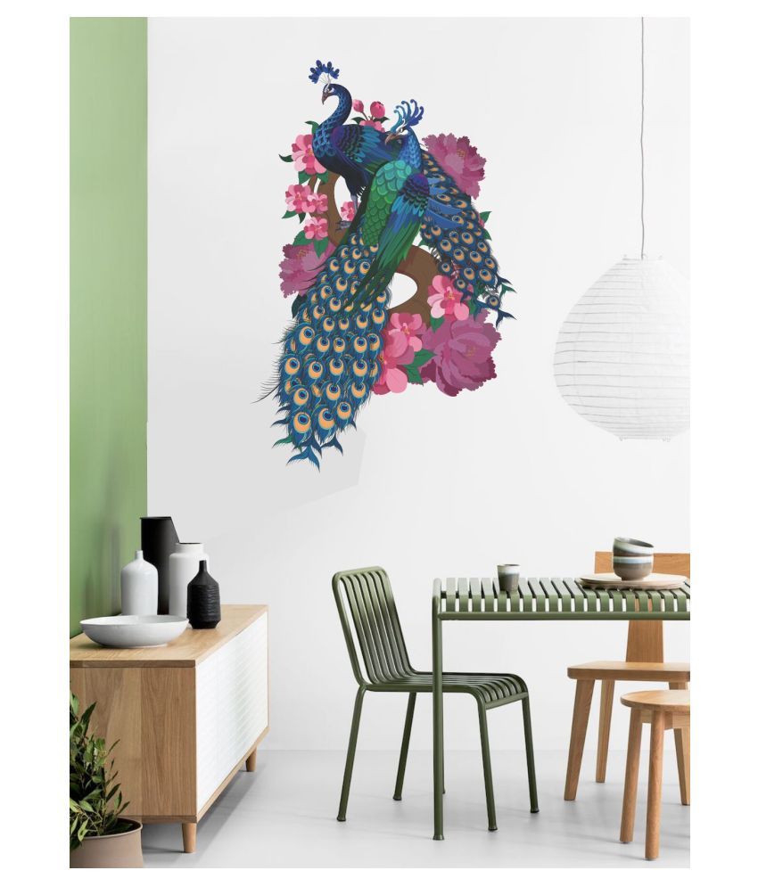     			Sticker Studio Peacock Wall Sticker Sticker ( 38 x 58 cms )