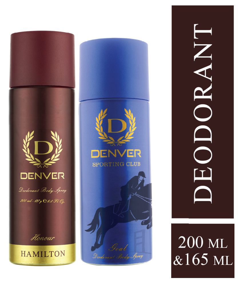     			Denver Honour and Goal (Pack of 2) Men Deodorant Spray 365 mL