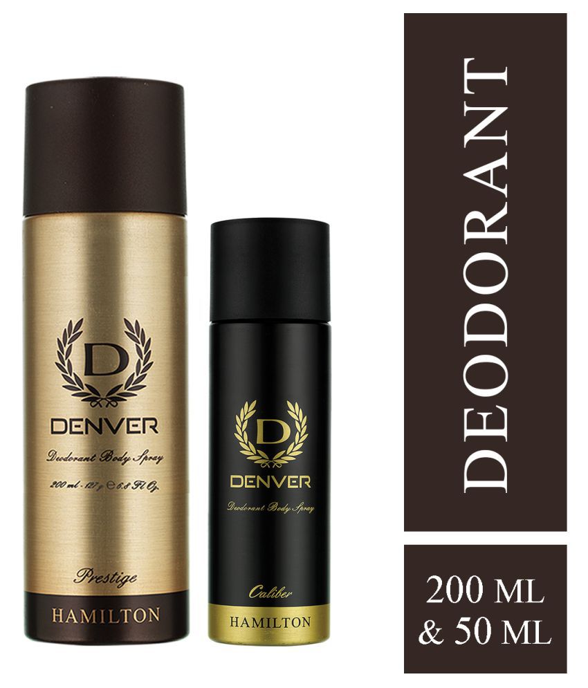     			Denver Prestige & Caliber Nano  Men Deodorant Spray 250 mL
