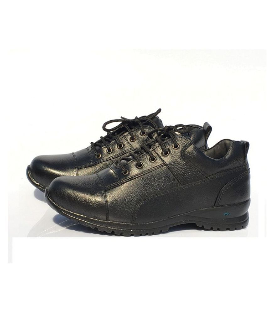 Police Genuine Leather Black Formal Shoes Price in India- Buy Police ...