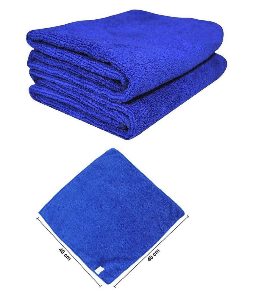 Microfiber Towel for Cleaning Cars, Furniture, Home, (40 X 40 cm, 400 ...