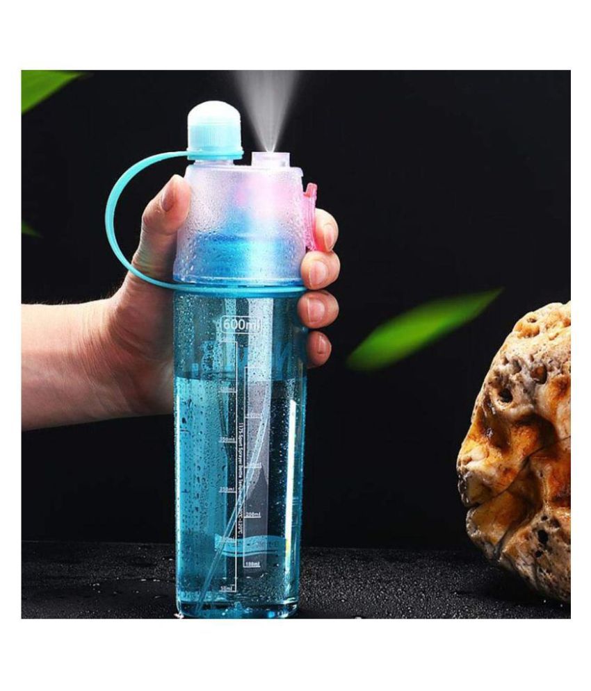     			ROMINO Spray Water Bottle Assorted 600 mL Polyproplene Water Bottle set of 1