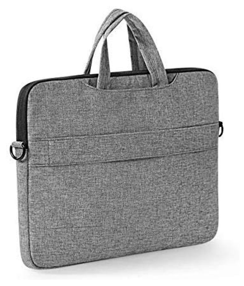 TGK Dell XPS Laptop Bag Grey Synthetic Office Bag - Buy TGK Dell XPS ...