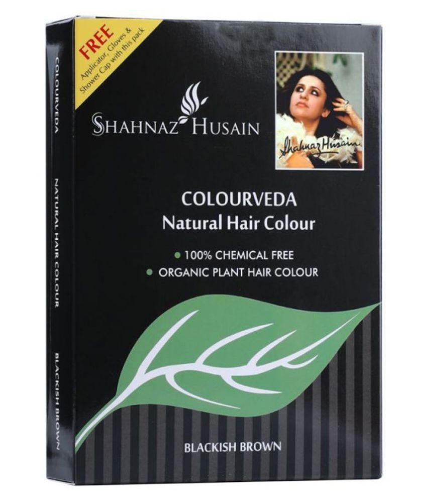     			Shahnaz Husain Temporary Hair Color Light Brown NATURAL BLACKISH BROWN 1 g