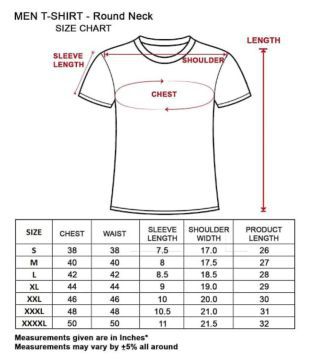tommy hilfiger mens t shirt size chart