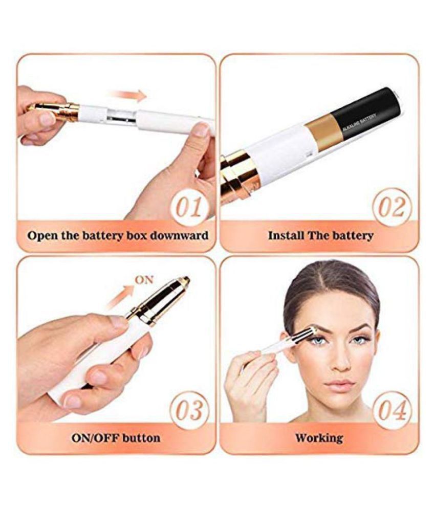 battery operated eyebrow shaper