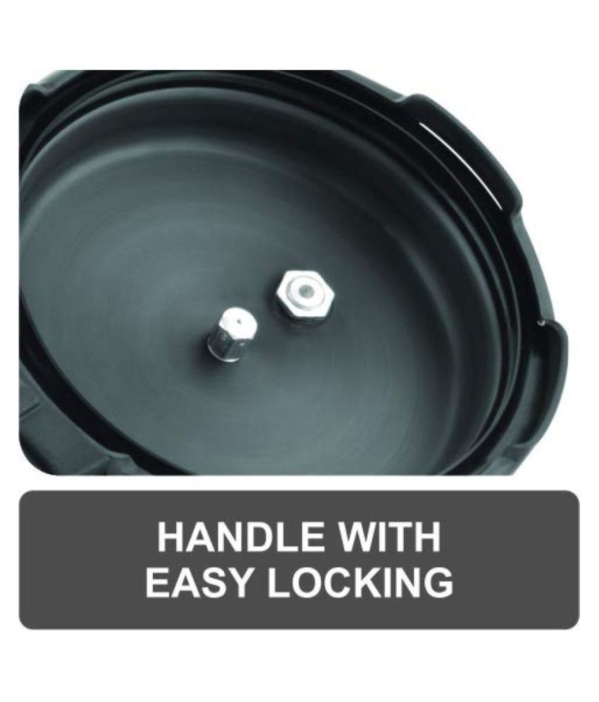 Excel Booster 1.5 L,2 L,3 L,5 L Hard Anodized OuterLid Pressure Cooker ...