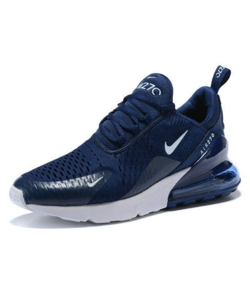 Nike Air Max 270 Navy Running Shoes 