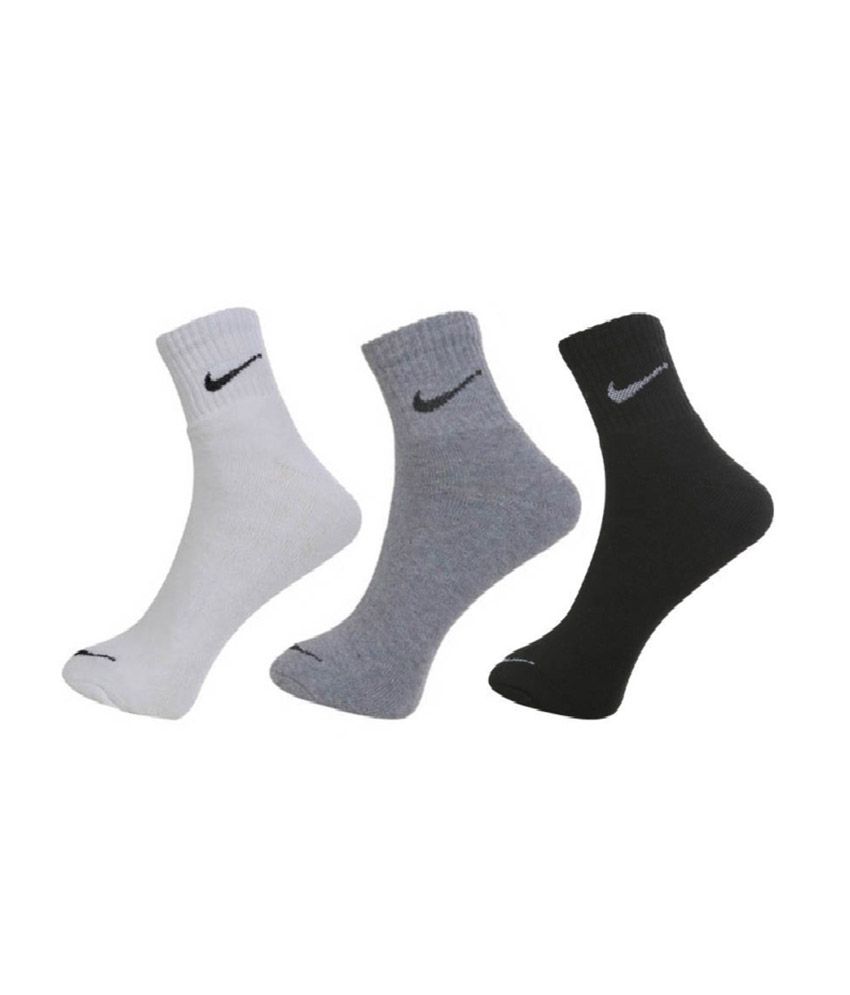 Nike Multi Casual Ankle Length Socks Men 3 Pair Pack - Buy Nike Multi ...