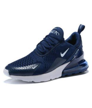 nike air max 270 blue running shoes