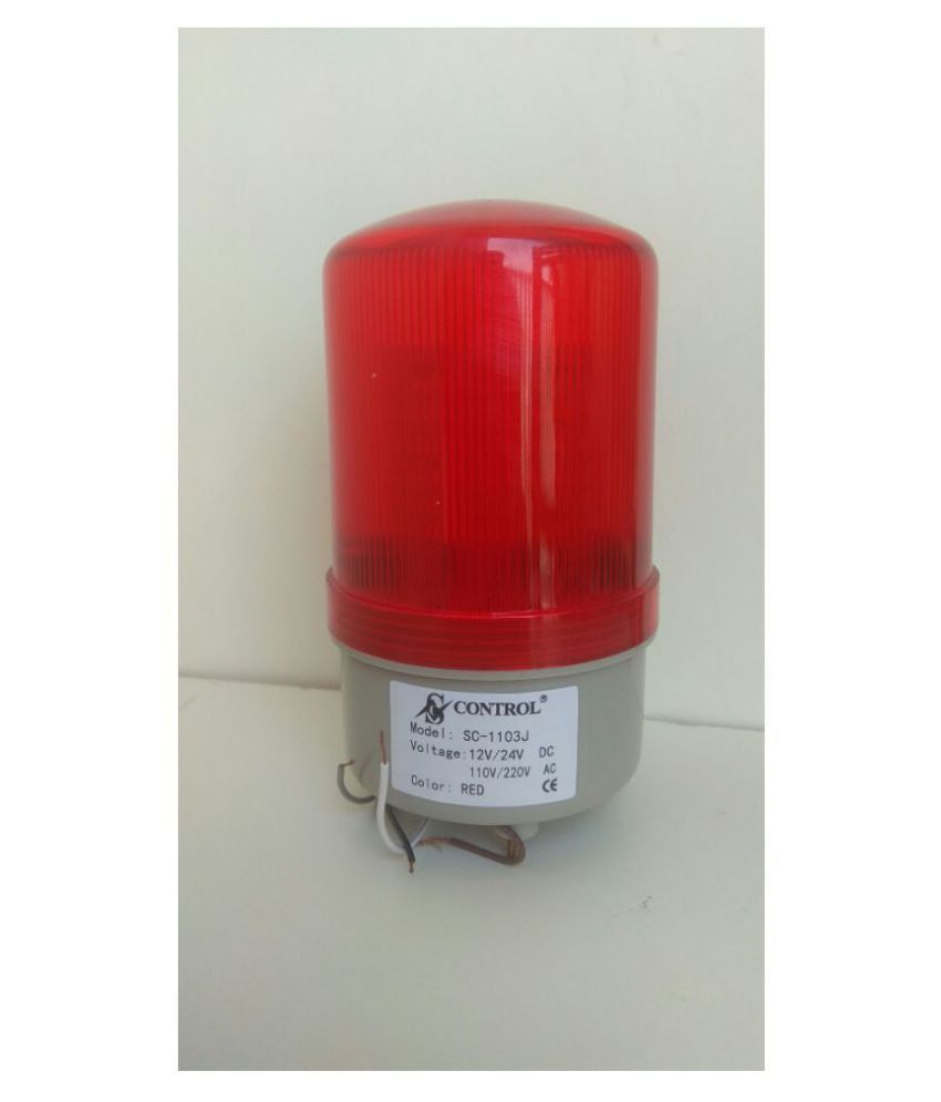 Buy CONTROL Industrial Tower Buzzer Siren AC 110 and 220V and DC 12 and 24V LED Light Online at