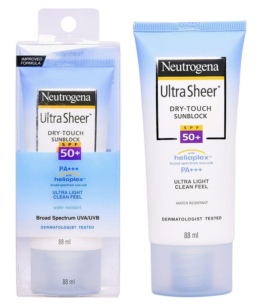 neutrogena dry touch sunscreen