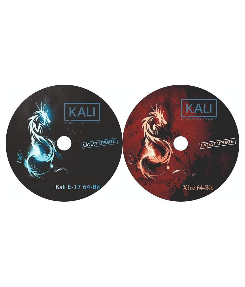 2 in 1 DVD Set Kali Linux E17 64 Bit & Kali Linux Xfce 64 Bit Bootable
