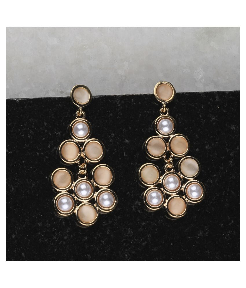     			SILVER SHINE Atrractive Delicated Patry Wear Pearl Earring For Women Girl