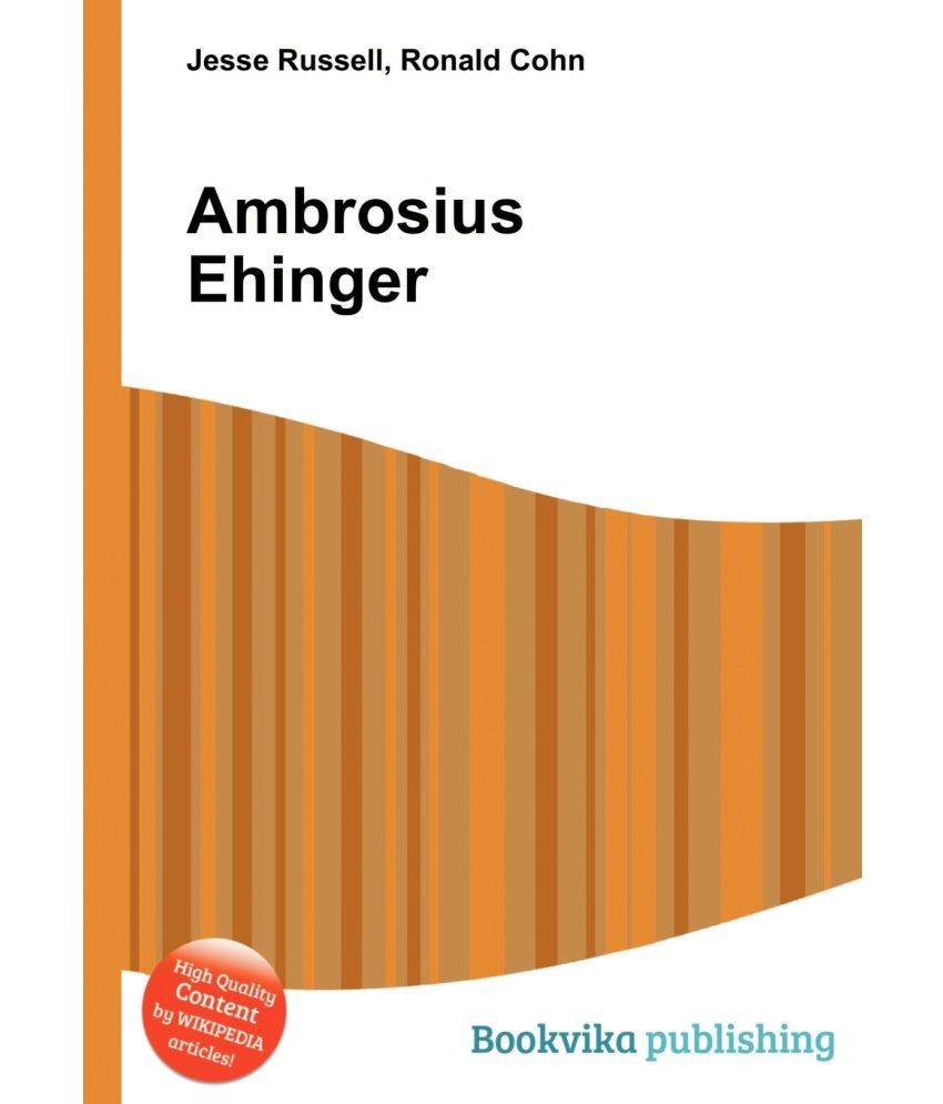Ambrosius Ehinger Buy Ambrosius Ehinger Online at Low Price in India