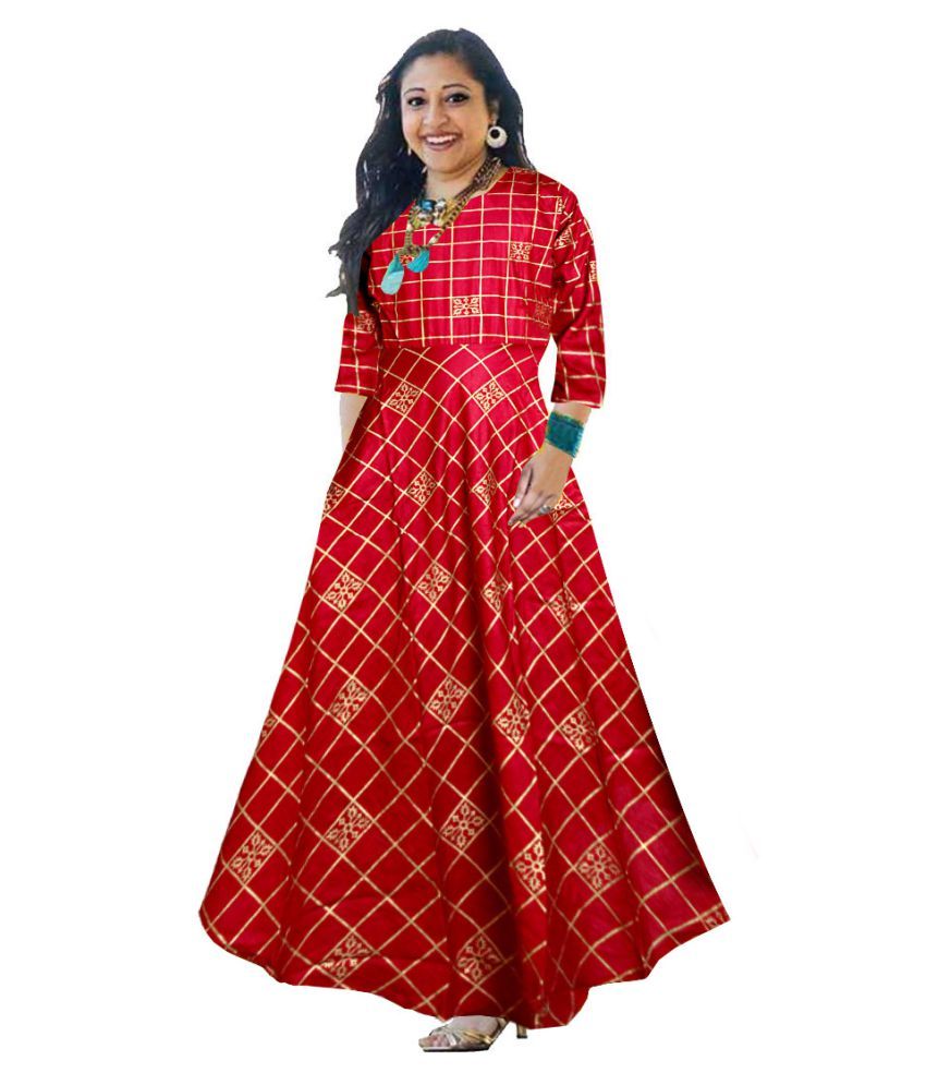 rayon full flair gown