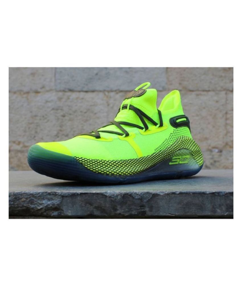 Curry 6 UNDER ARMOUR COYFISH Green Basketball Shoes Buy