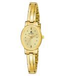 Aglance - Gold Stainless Steel Analog Womens Watch