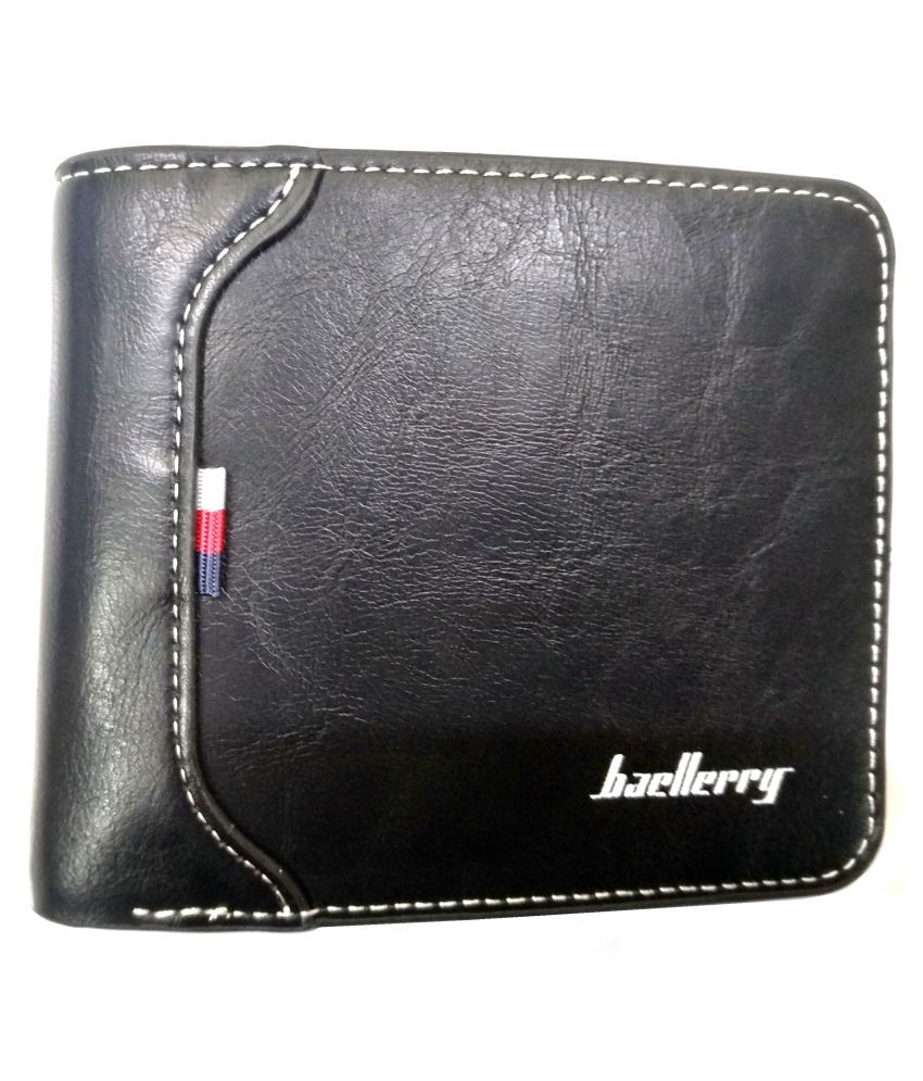     			Baellerry Leather Black Casual Regular Wallet