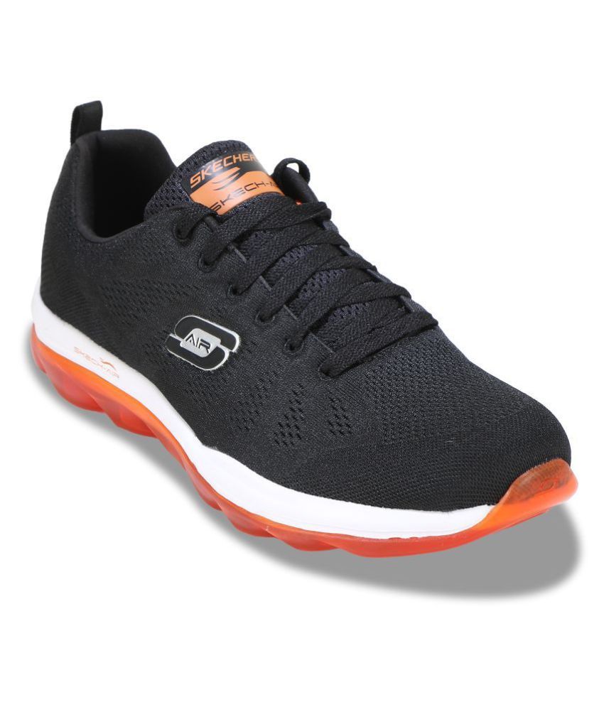 Skechers SKECHAIR 51439BKOR Black Running Shoes Buy Skechers SKECH