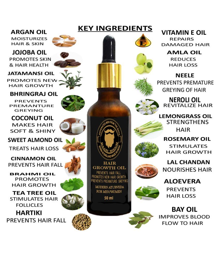 Daarimooch Anti Hair Fall Hair Growth Oil With Argan Brahmi 19