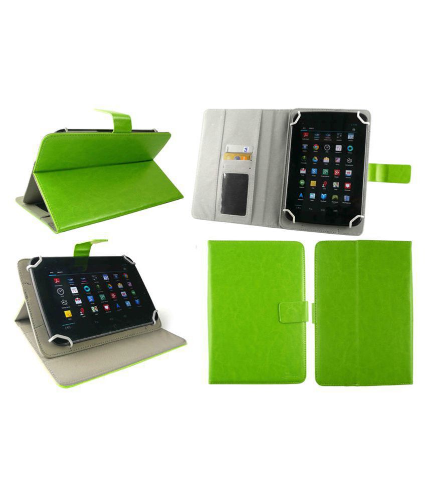Samsung Galaxy Tab 4 Flip Cover By Emartbuy Green - Cases & Covers