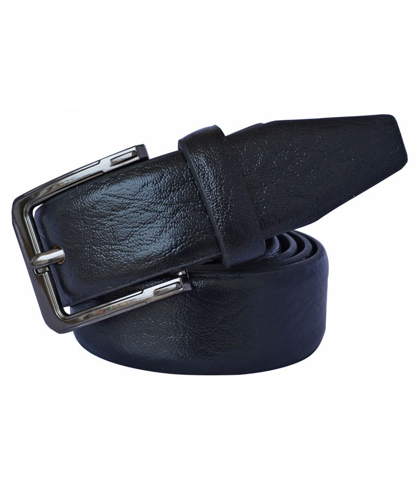 SUNSHOPPING Black PU Casual Belt: Buy Online at Low Price in India ...