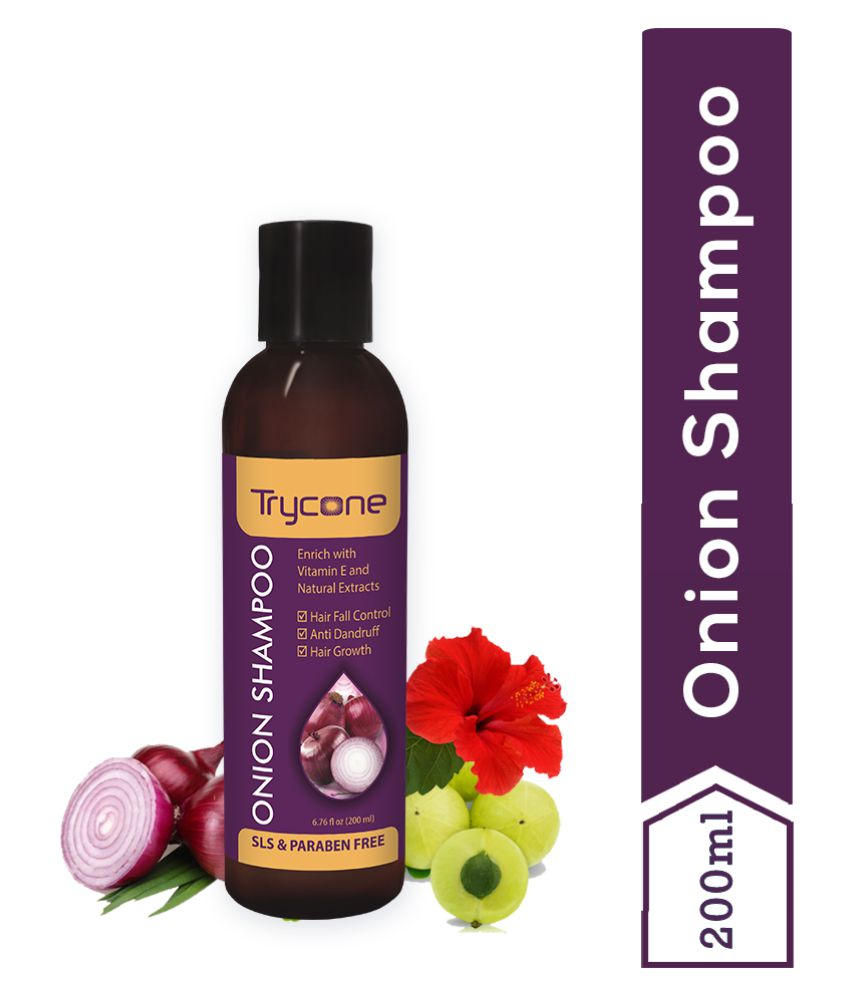 Trycone Onion Shampoo Enriched With Vitamin E Natural Extracts