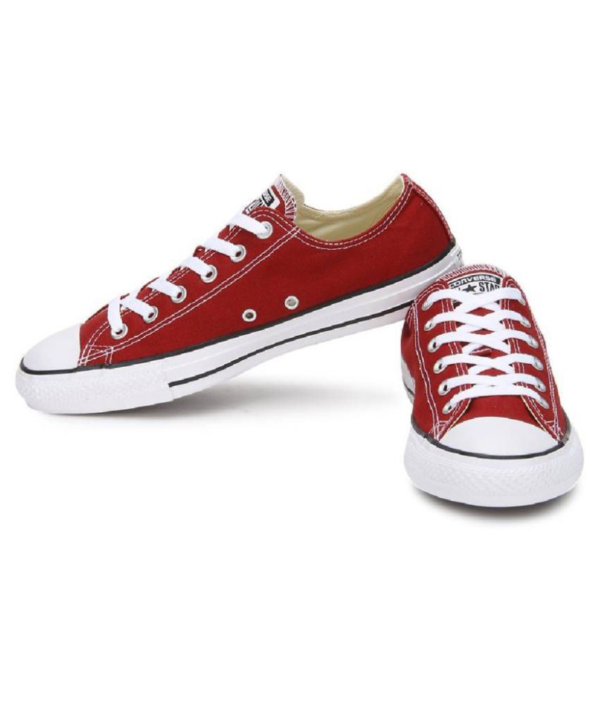 Converse Red Casual Shoes Price in India Buy Converse Red