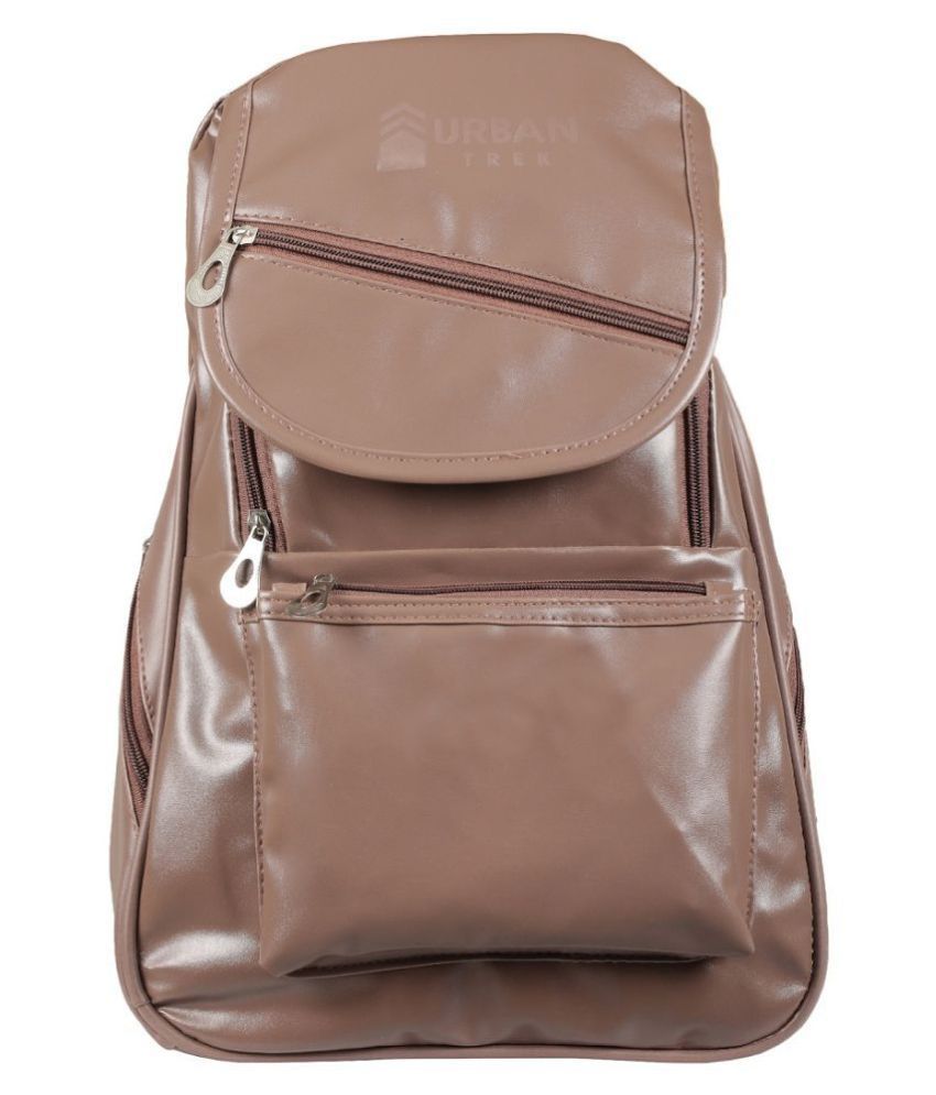     			Urban Trek Brown Backpack