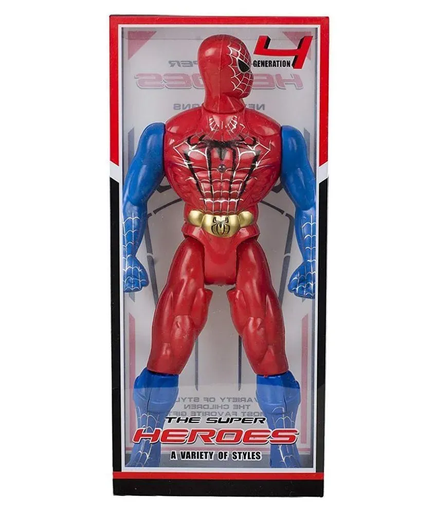 Spiderman Superman Batman Super Hero Figurine Adjustable Body